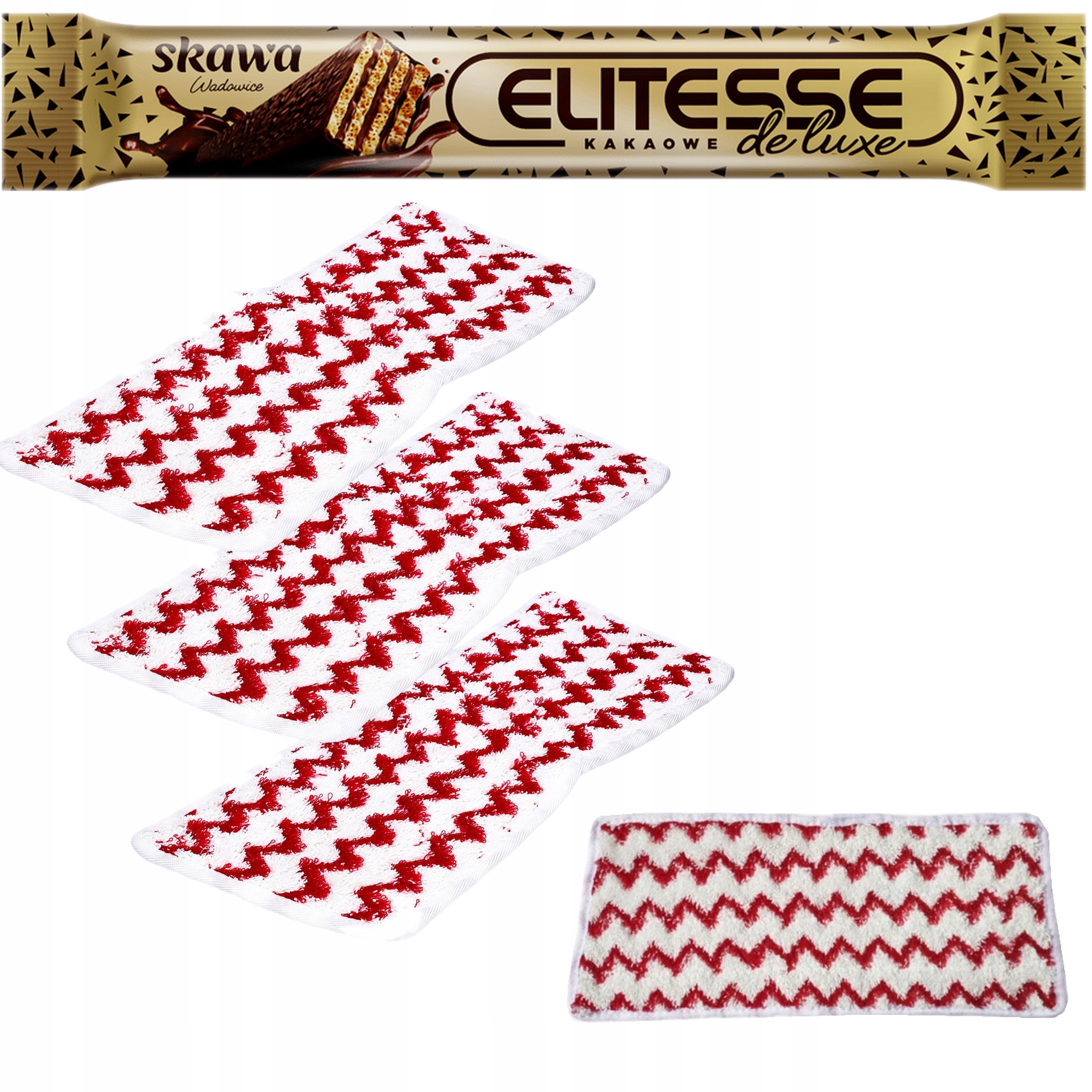 Vložka do parného mopu Steam XXL 40 cm + SKAWA WAFLE ELITESSE DE LUX 20G
